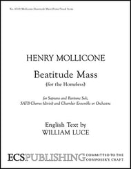 Beatitude Mass SSAATTBB Vocal Score cover Thumbnail